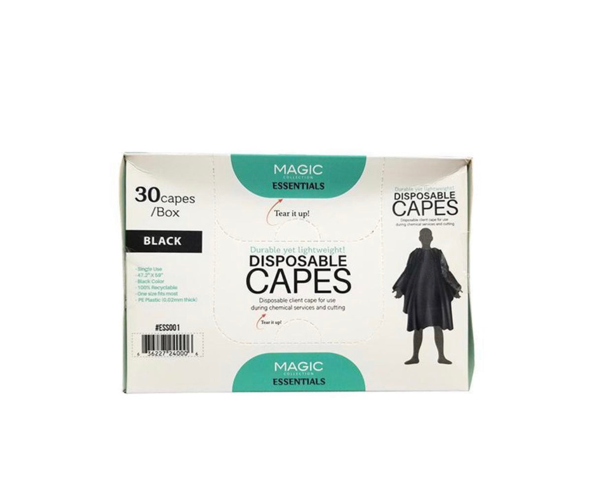 Magic Collection Essentials Barber Salon Disposable Cape 30pc/BX