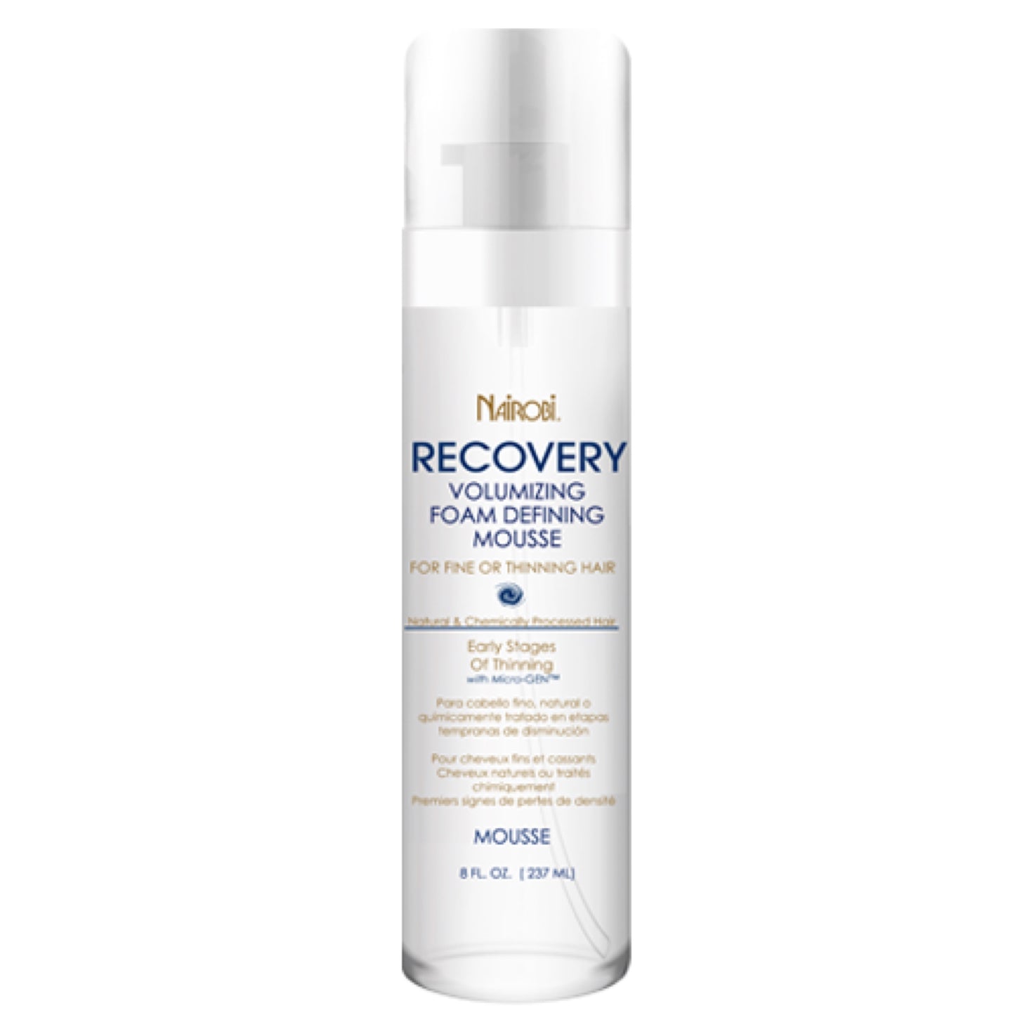 RECOVERY FOAM. MOUSSE 8 OZ