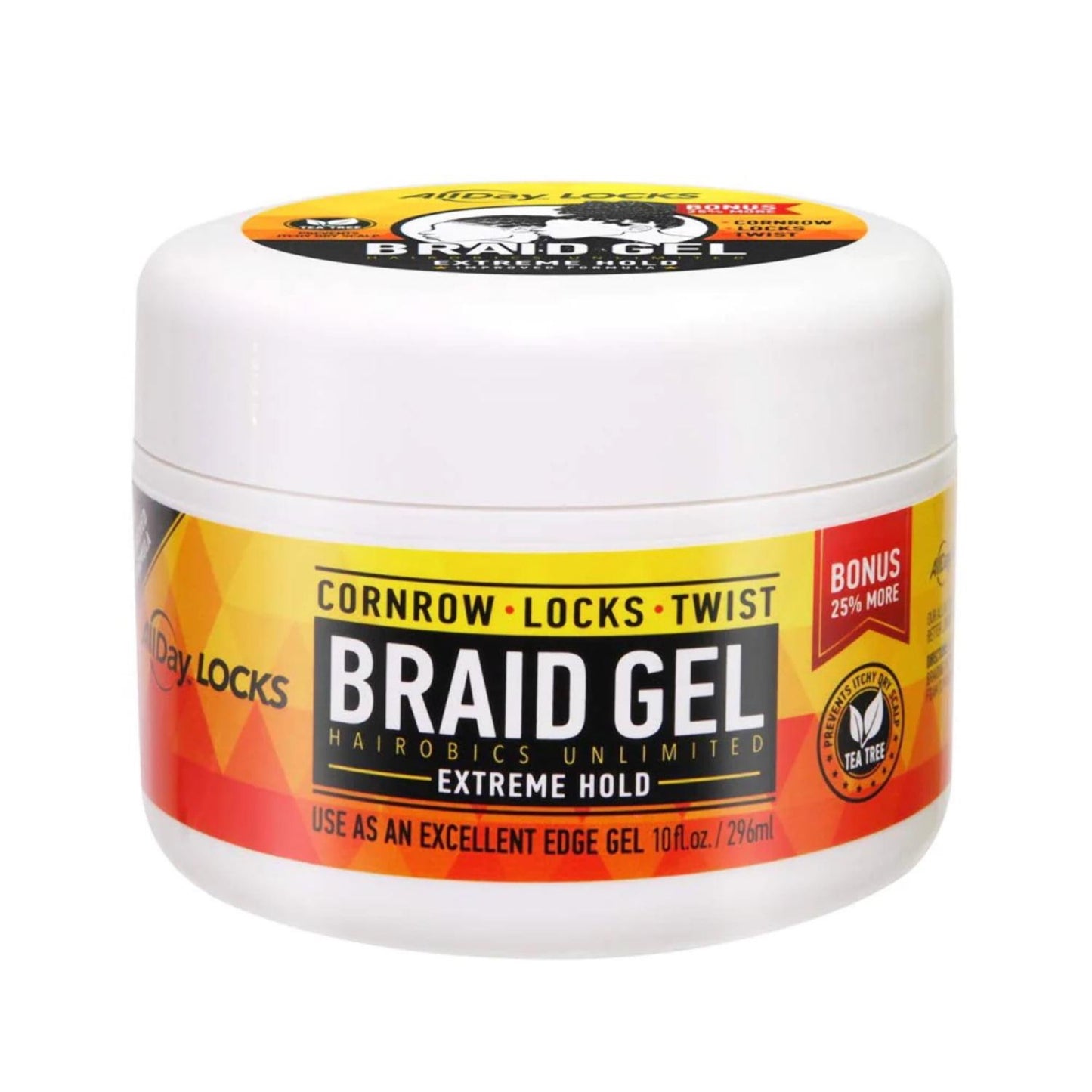 All Day Locks Braid Gel Extreme Hold 15 oz