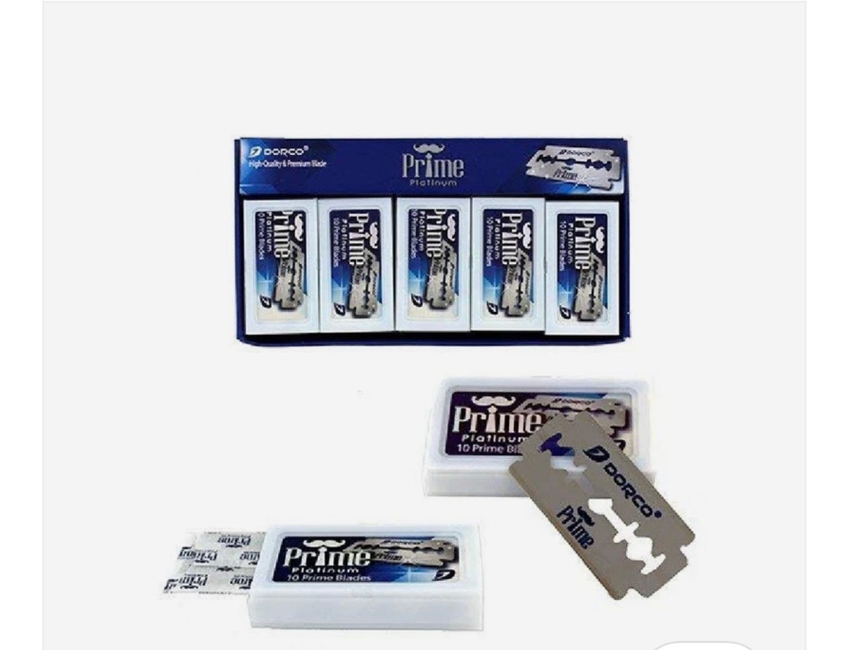 Dorco 100 Piece Prime Double Edge Razor Blades (B01H4KQYJY)