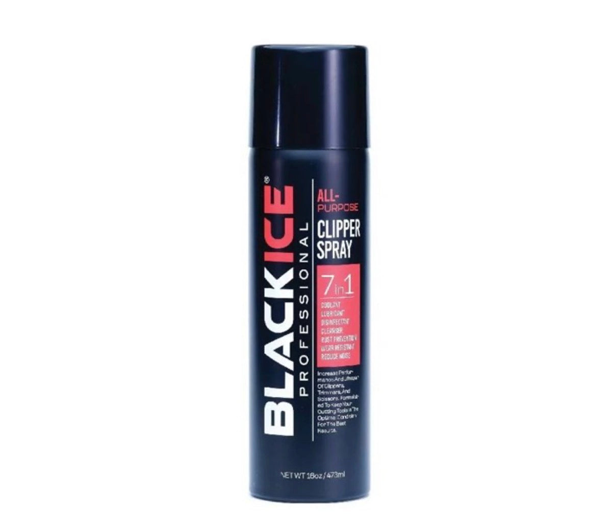 Black Ice Professional All Purpose 7in1 Clipper Spray 16oz 473ml