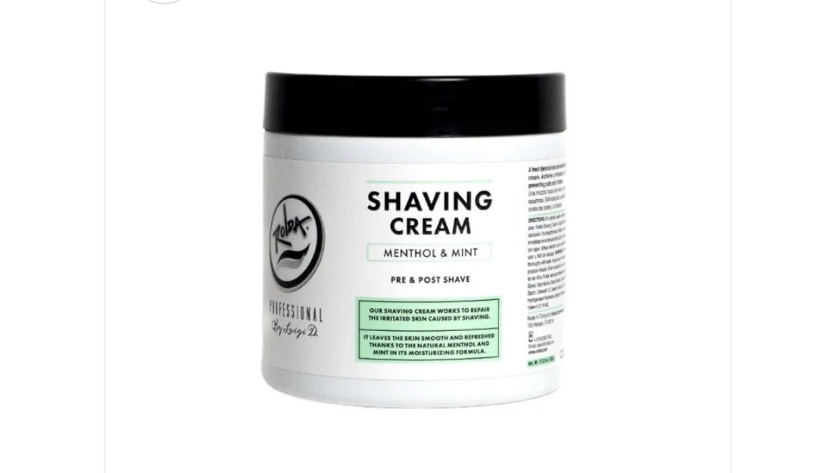 Rolda Power shaving Cream Menthol & Mint Styling Gel 17.6 oz Alcohol Free SalonFresh