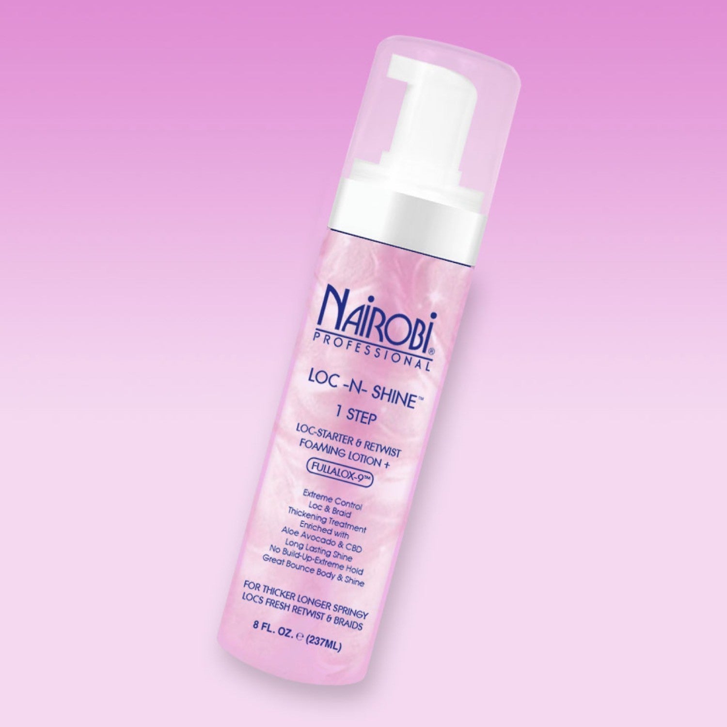 Loc-N-Shine 1-Step Foaming Lotion