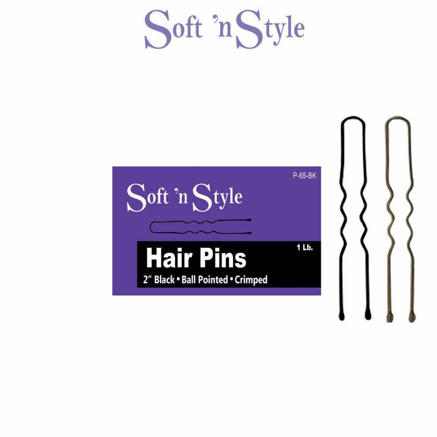 Soft Style Hair Pins Bronze