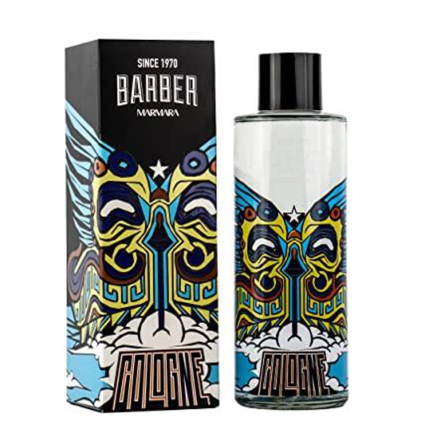 Barber Marmara Puerto Rico Limited Edition Eau De Cologne 500 ml Men S Fragrance Water Glass Bottle Gift Packaging Men S Perfume Aftershave Men Cologne Barber 8% Fragrance Oil