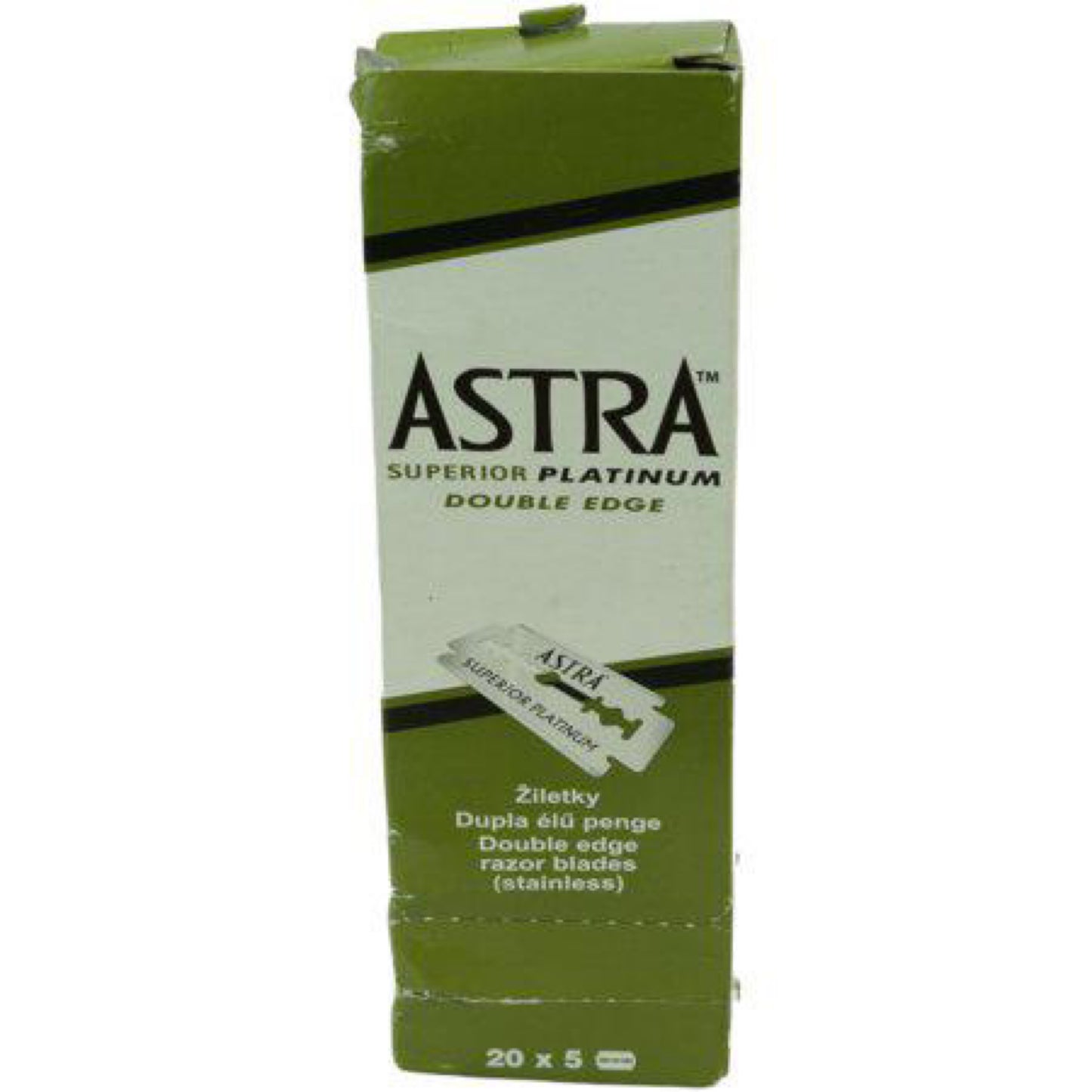 Astra Men's Superior Platinum Double Edge Razor Disposable Astra01