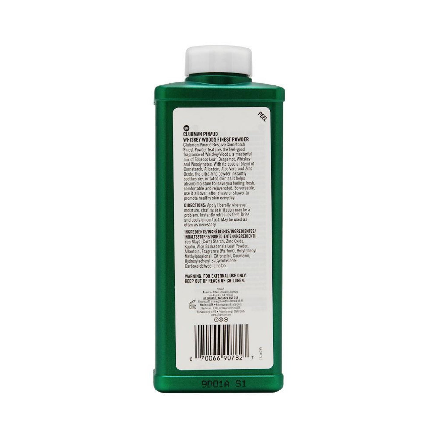 Clubman Pinaud Reserve Whiskey Woods Finest Powder 9.0 oz