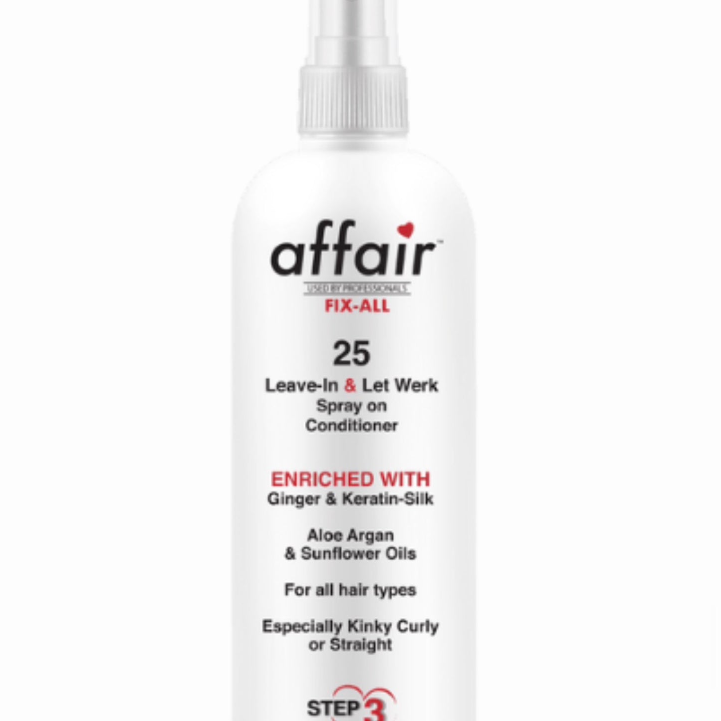 AFFAIR -LEAVE IN CONDITIONER 8OZ
