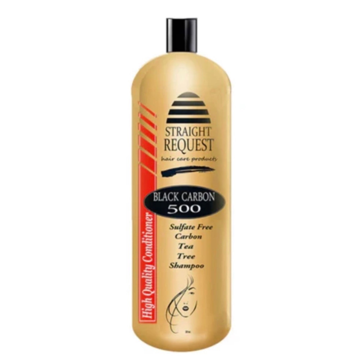 STRAIGHT REQUEST BLACK CARBON 600 32OZ